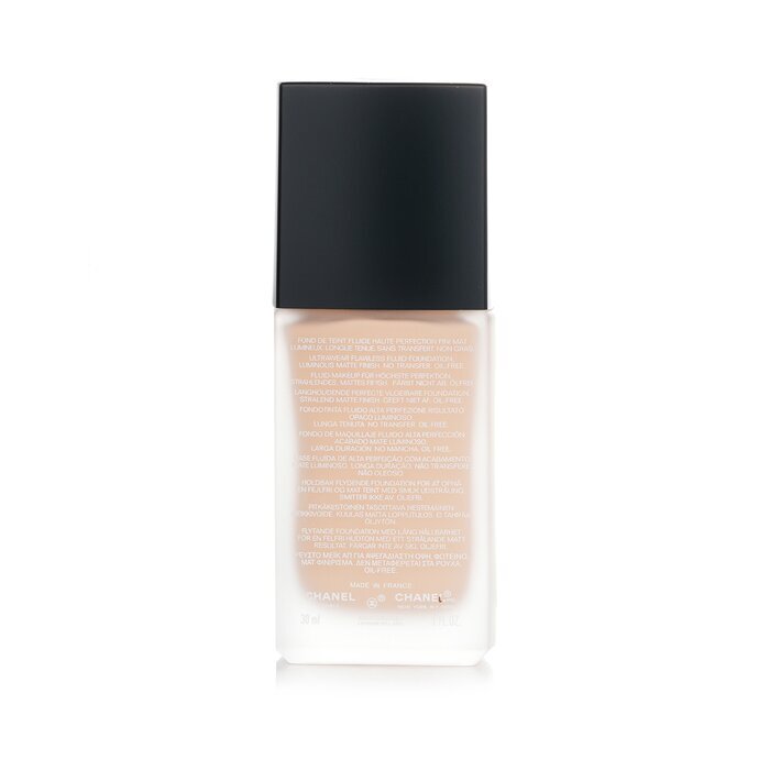 Chanel Ultra Le Teint Flawless Finish Fluid Foundation Br12 30ml