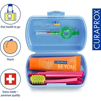 Curaprox Kids Travel Set ( Modrý ) - Cestovní Sada