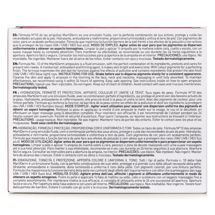 Martiderm The Originals Formula Nº10 HD Color Touch Ampoules SPF 30 30x 2ml