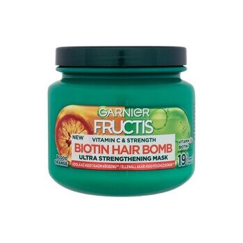 Garnier Fructis Vitamin & Strength Biotin Hair Bomb Mask - Weak Hair Prone To Falling 320ml