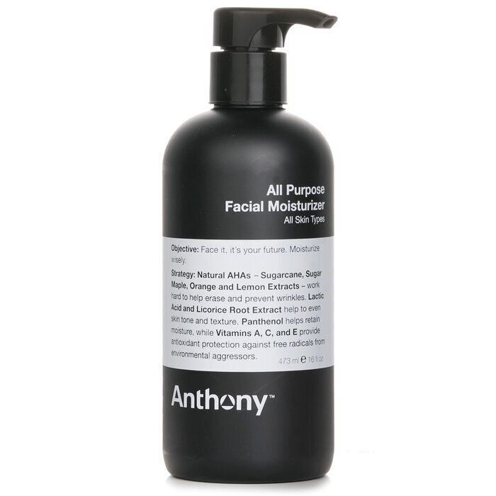 Anthony Logistics For Men All Purpose Facial Moisturizer 473ml/16oz
