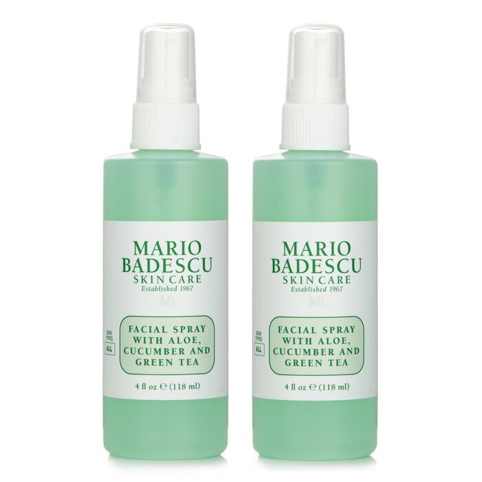 Mario Badescu 【1+1 Set】Facial Spray With Aloe, Cucumber And Green Tea - For All Skin Types 118ml/4oz x2