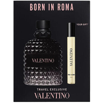 Valentino Uomo Born In Roma Gift Set Eau De Toilette 100ml And Eau De Toilette 10ml 100ml