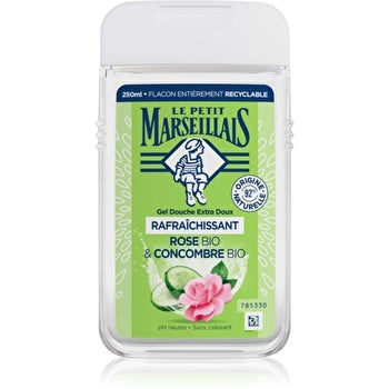 Le Petit Marseillais Extra Gentle Shower Gel Bio Rose & Bio Cucumber 250ml