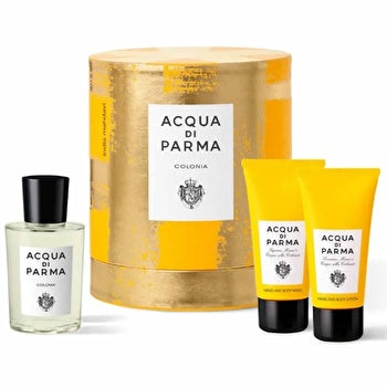 Acqua Di Parma Colonia Unisex Set Eau De Cologne 100ml & Hand & Body Wash 75ml & Hand & Body Lotion 75ml