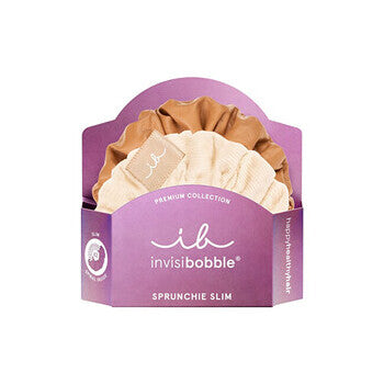 Invisibobble Sprunchie Slim Premium Creme De Caramel - Hair Tie ( 2 Pcs )