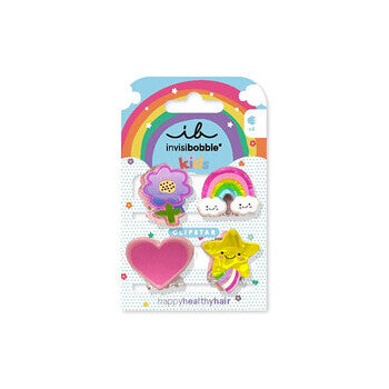 Invisibobble Clipstar Happy World - Skřipeček Do Vlasů 4 Ks