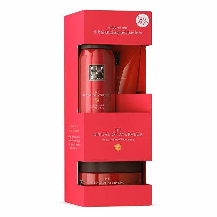 Rituals Ayurveda Trial Set Foaming Shower Gel 50ml/body Scrub 125g/body Cream 70ml 245ml