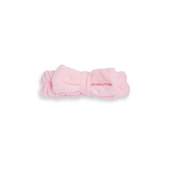 Revolution Skincare Pretty Pink Bow Headband - Cosmetic Headband