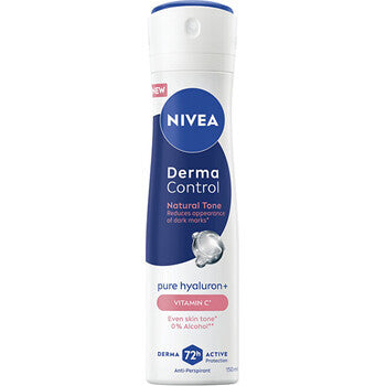 Nivea Derma Control Natural Tone Antiperspirant - Anti-perspirant Spray 150ml