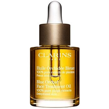 Clarins Blue Orchid Face Treatment Oil - Rejuvenating Skin Oil For Dehydrated Skin Blue Orchid 30ml