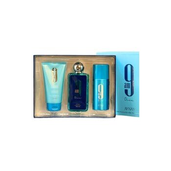Afnan 9am Dive Gift Set Eau De Parfum 100ml Shower Gel 150ml And Deospray 150ml 100ml