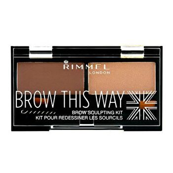 Rimmel Brow This Way Sculpting Kit - Set For The Perfect Eyebrow 2.4 Grams
