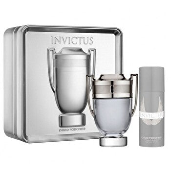 Paco Rabanne Invictus Gift Set Eau De Toilette 100ml And Invictus Deospray 150ml 100ml