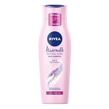 Nivea Wrinkle Shampoo With Milk And Silk Proteins For Tired Hair Without Gloss Hair Milk Shine ( Care Shampoo) 250ml 250ml