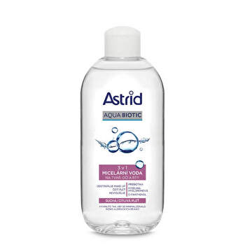 Astrid Micellar Water 3 In 1 For Face Eyes And Lips For Dry And Sensitive Skin Aqua Biotic 400ml