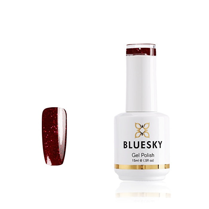 Bluesky 80631 Gel Nail Polish - Glitter Garnet 15ml