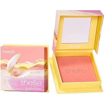 Benefit Wanderful World Blushes Powder Highlighter Shellie Seashell Pink 6g