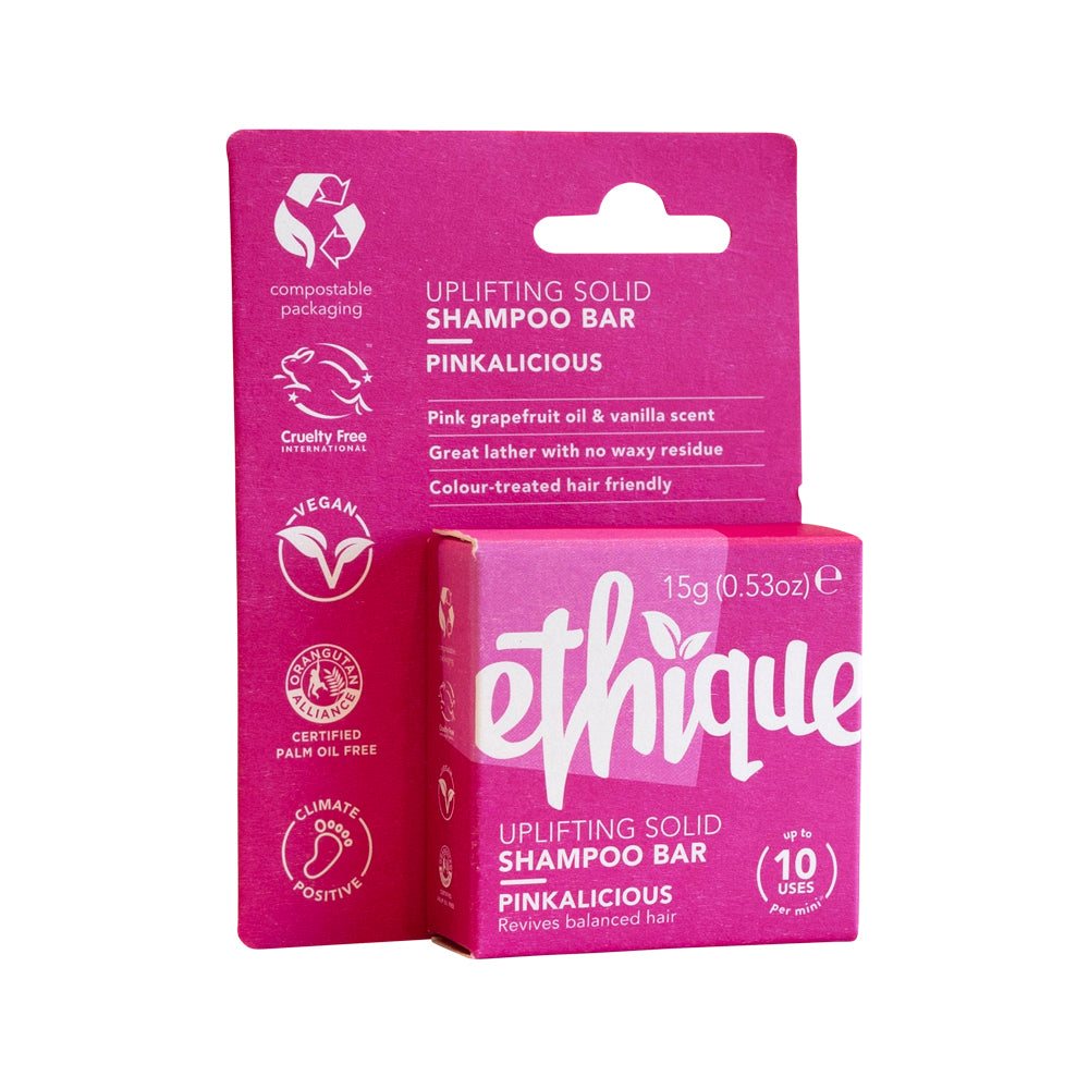 Ethique Bar Shampoo Uplifting Solid Pinkalicious (Revives Balanced Hair) 15g