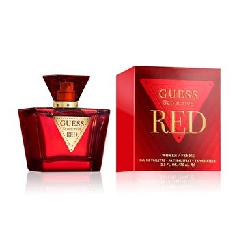 Guess Guess Seductive Red For Women - 4 Pc Gift Set 75ml/2.5oz Eau De Toilette Spray 15ml/0.5oz Eau De Toilette Spray 100ml/3.4oz Body Lotion Pouch 75ml/2.5oz