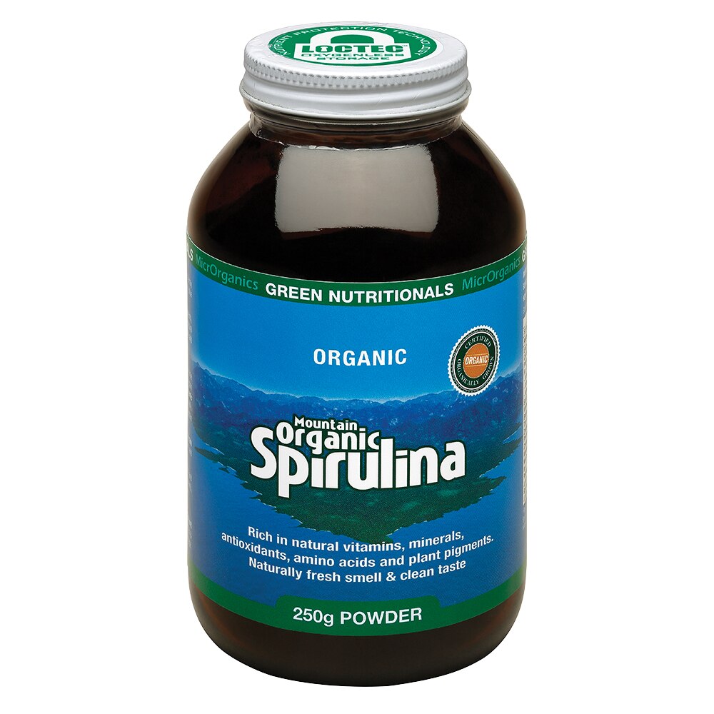 Green Nutritionals Mountain Organic Spirulina Powder 250g