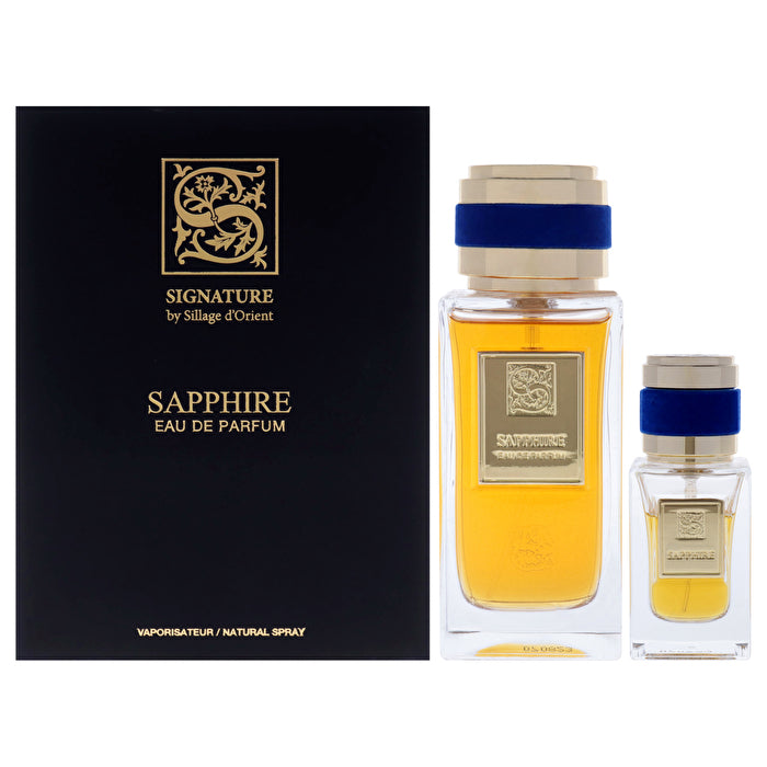 Signature Sapphire Man Eau De Parfum 100ml & 15ml Refillable Travel Spray