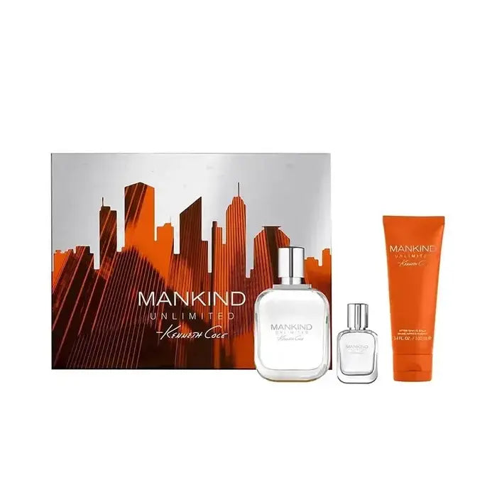 Kenneth Cole Mankind Unlimited Set Eau De Toilette 100ml & Eau De Toilette 15ml & Asb 100ml