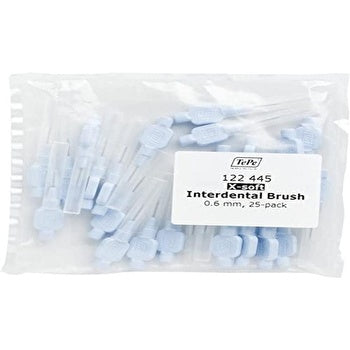 TePe Interdental Brush Extra Soft (0.6 Mm Blue 25 Pcs) - Very Fine Interdental Brushes