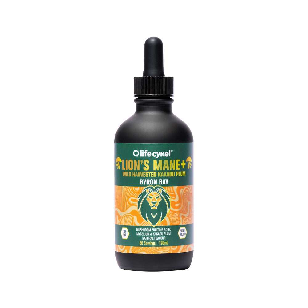 Melena de león Life Cykel + ciruela kakadu de cosecha silvestre 120 ml