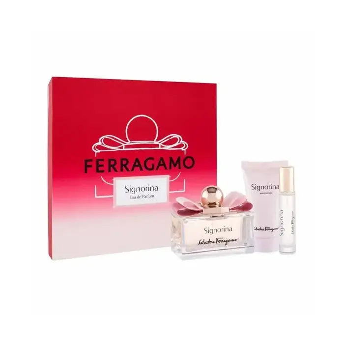 Salvatore Ferragamo Signorina Woman Set Eau De Parfum 100ml+ Eau De Parfum 10ml & Bl 50ml