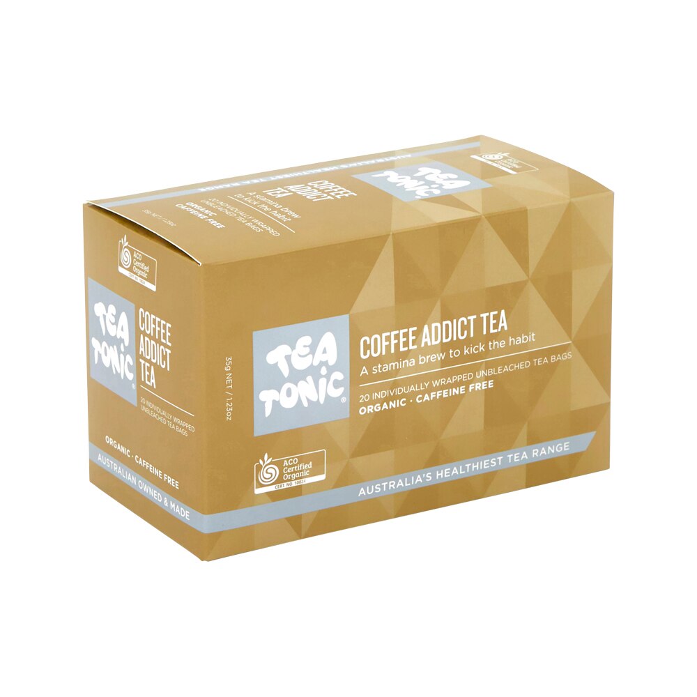 Tea Tonic Organic Coffee Addict Tea x 20 Tea Bags