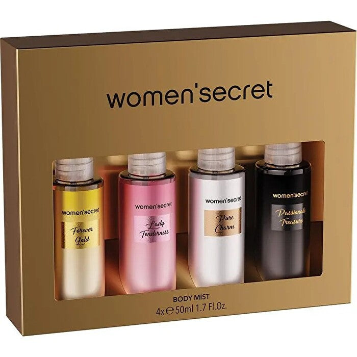 Womens Secret Women'secret Gift Set Metallic 4x 50ml