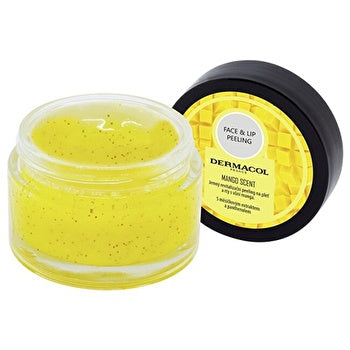 Dermacol Revitalizing Face And Lip Mango Peeling - Revitalizing Sugar Peeling For Face And Lips 50.0g