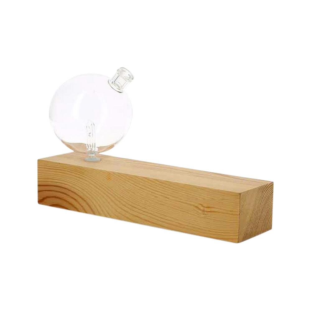 Nebulizador (difusor) de Amrita Court con base de madera y geometría oblonga