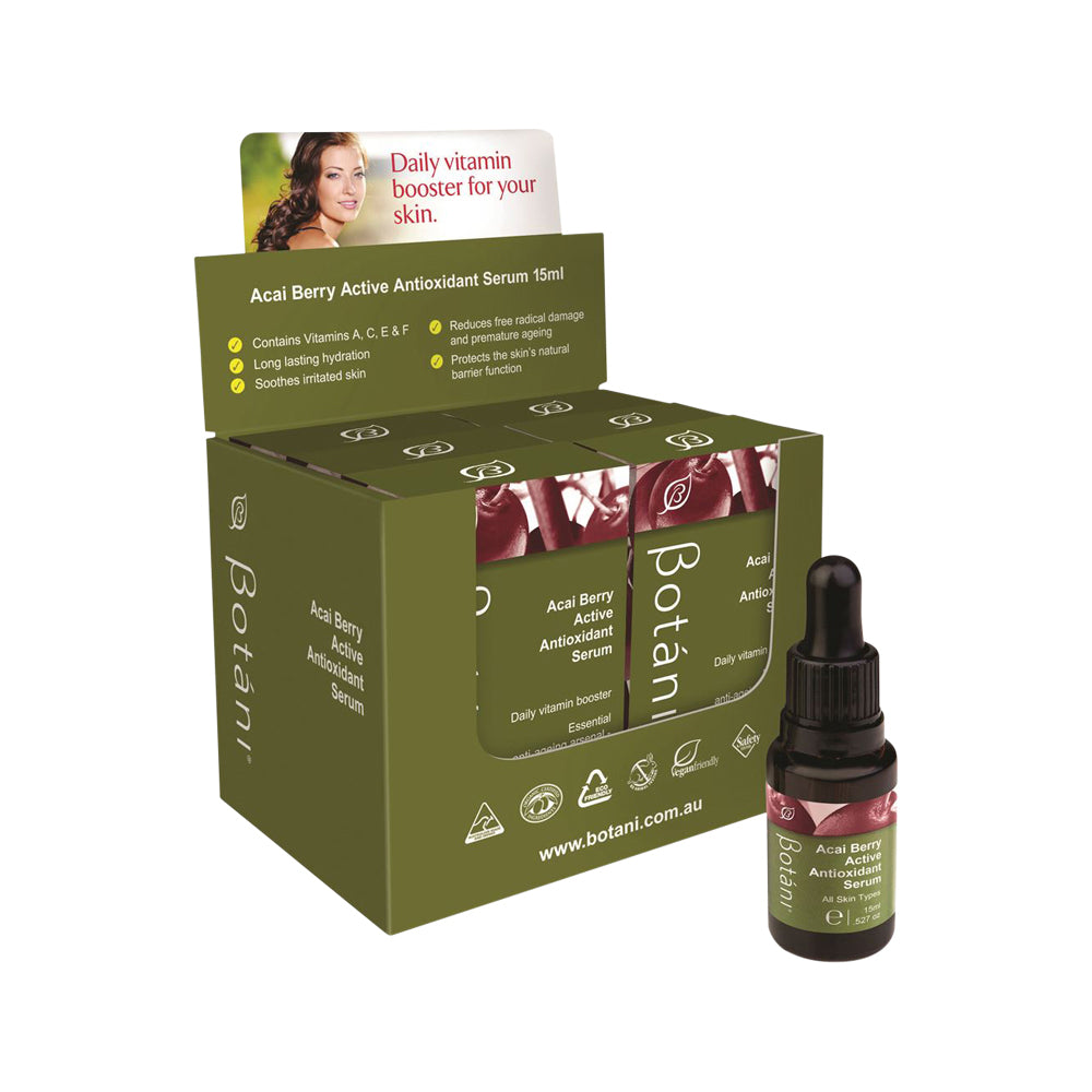 Botani Acai Berry Active Antioxidant Serum 15ml x 6 Display