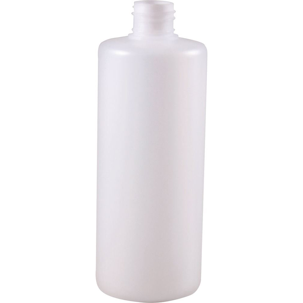 Bottle Plastic (white opaque) 500ml (28mm neck diameter) (single)