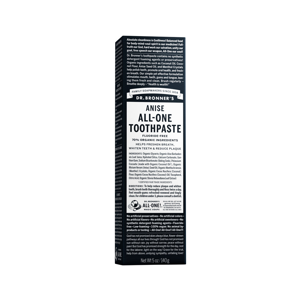 Dr. Bronner's Toothpaste (All-One) Anise 140g