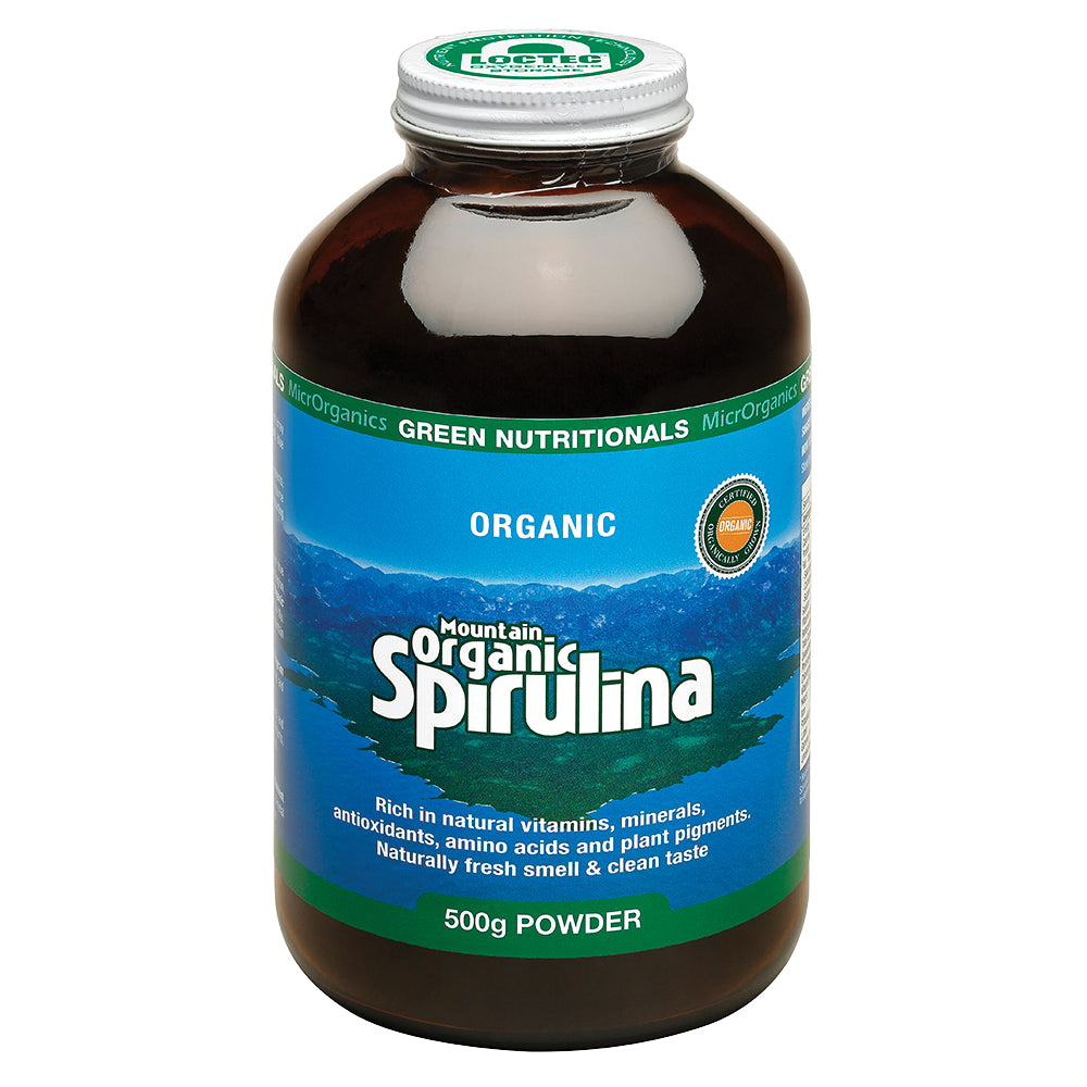 Green Nutritionals by MicrOrganics Mountain Organic Spirulina Powder 500g