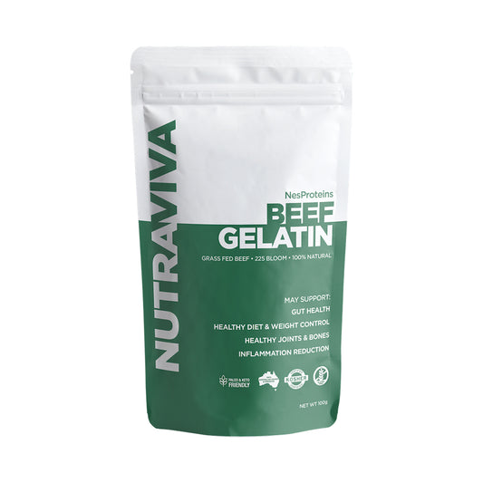 NutraViva (NesProteins) Beef Gelatin (Grass Fed) 100g