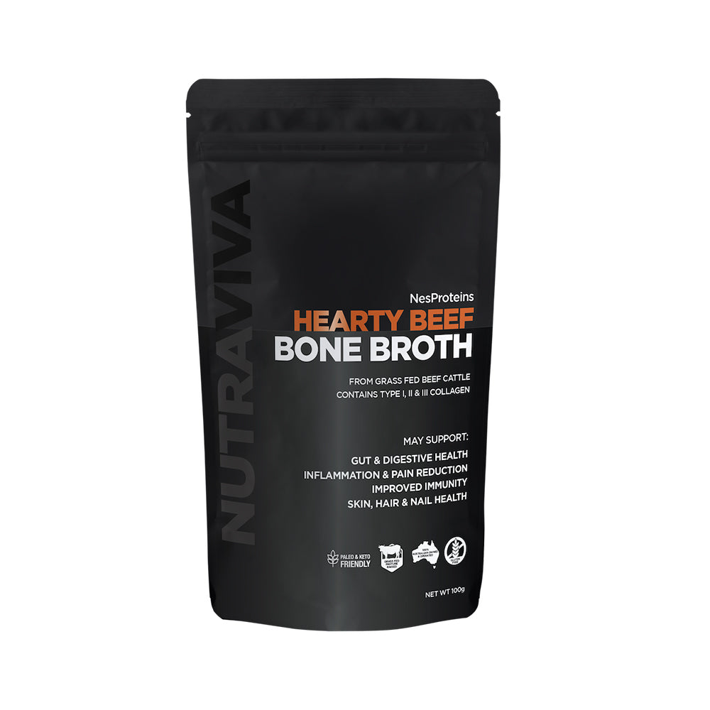 NutraViva (NesProteins) Bone Broth Hearty Beef 100g