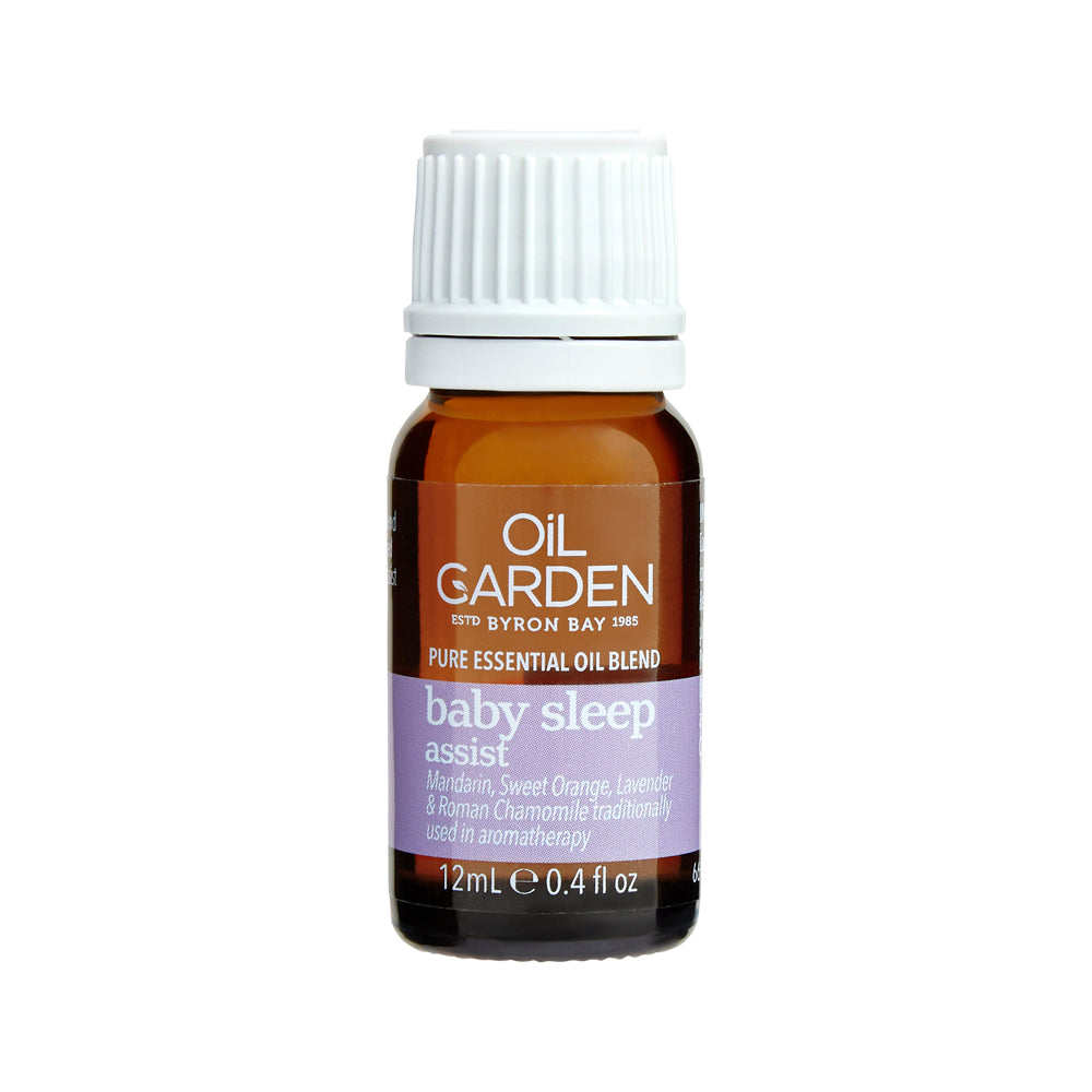 Mezcla de aceites esenciales para bebés de Oil Garden Baby, ayuda para dormir al bebé, 12 ml