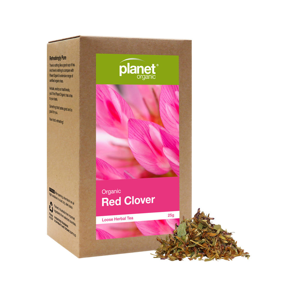 Planet Organic Organic Red Clover Loose Leaf Tea 25g