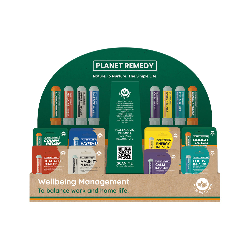 Planet Remedy Empty Counter Display Stand - Inhalers