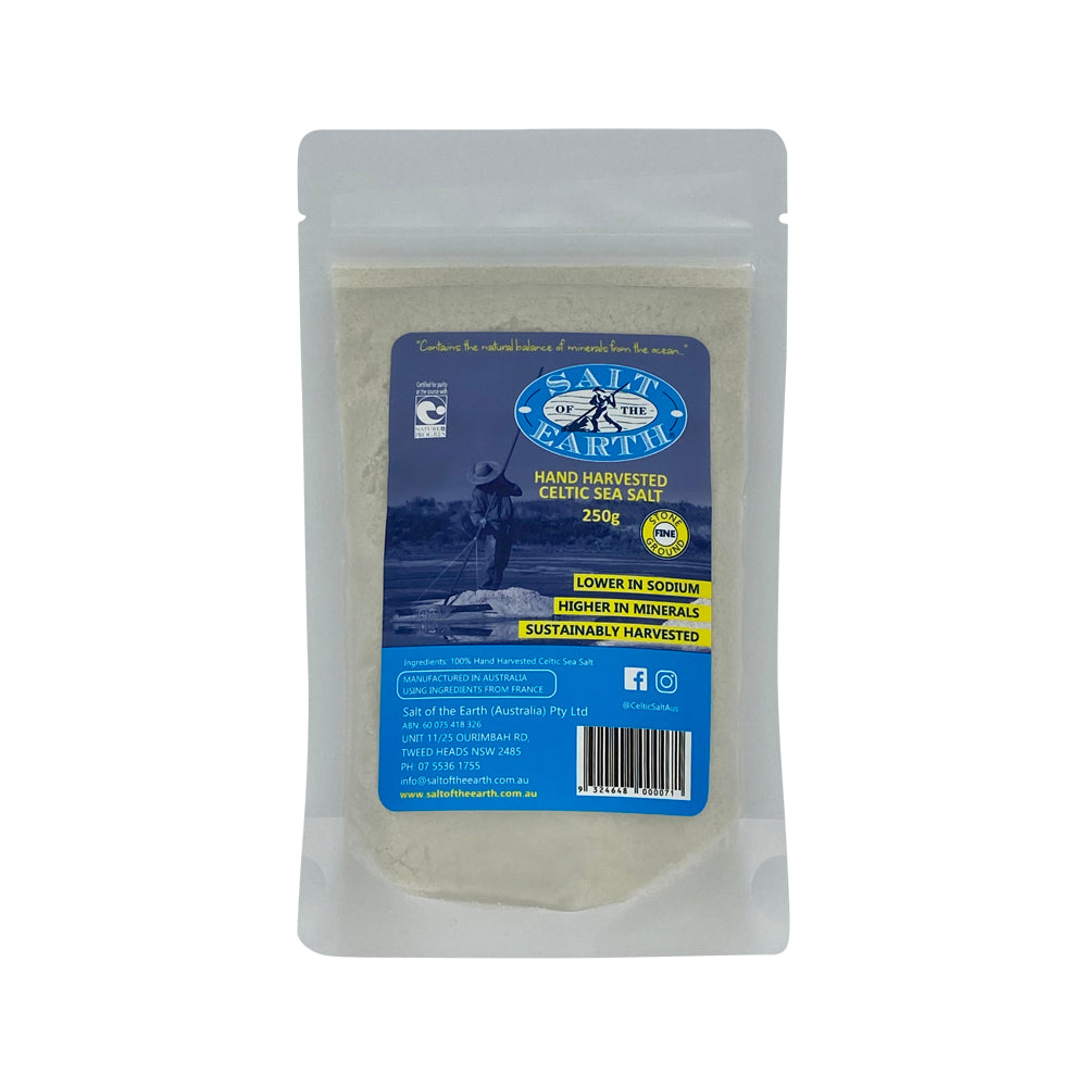 Sal de la Tierra Sal marina celta fina cosechada a mano 250 g