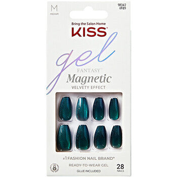 Kiss My Face Gel Fantasy Magnetic Chameleon Nails - Gel Nails ( 28 Pcs )