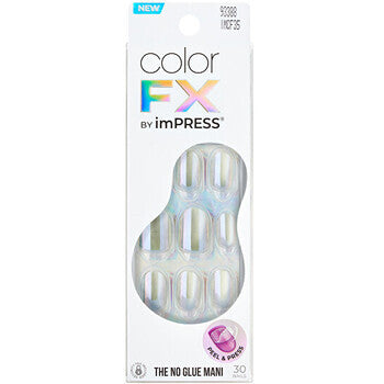 Kiss My Face Impress Color Fx Sour Love Nails - Press-on Nails ( 30 Pcs )