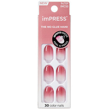 Kiss My Face Impress Color Nails Beat The Heat Nails - Press-on Nails ( 30 Pcs )