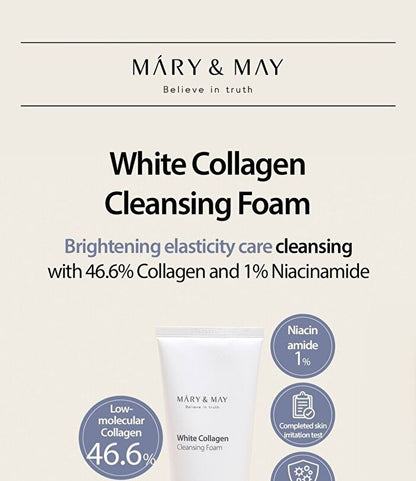 Mary & May White Collagen Cleansing Foam 150ml