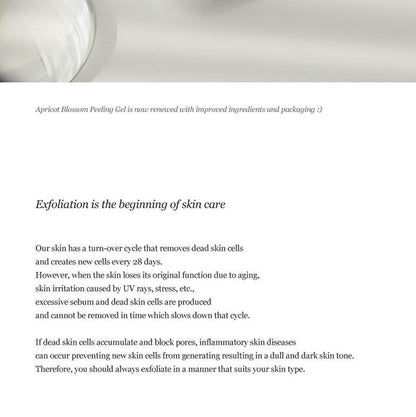 Beauty of Joseon Apricot Blossom Peeling Gel 100ml