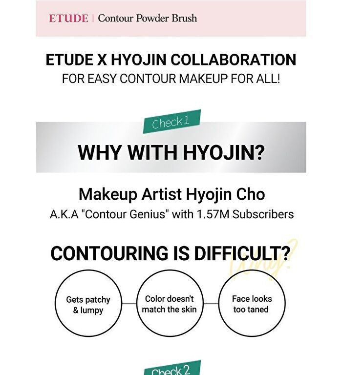 Etude House Contour Powder Brush - # 03 Eye 1pc